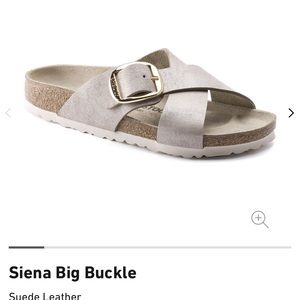 Birkenstock Siena big buckle Metallica rose gold